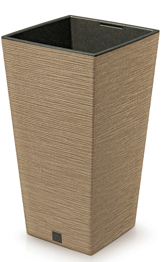 Doniczka FURU SQUARE ECO WOOD 29,5 x 29,5 x 55 cm naturo ECO