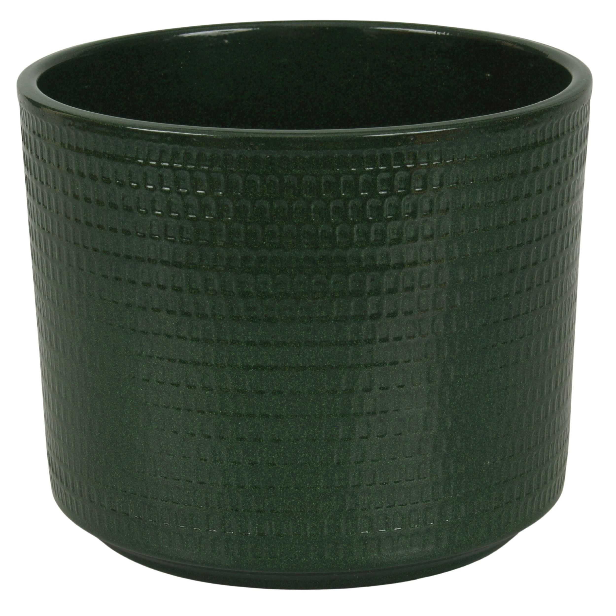 Osłonka cylinder CALLA 991 14 cm butelkowa zieleń