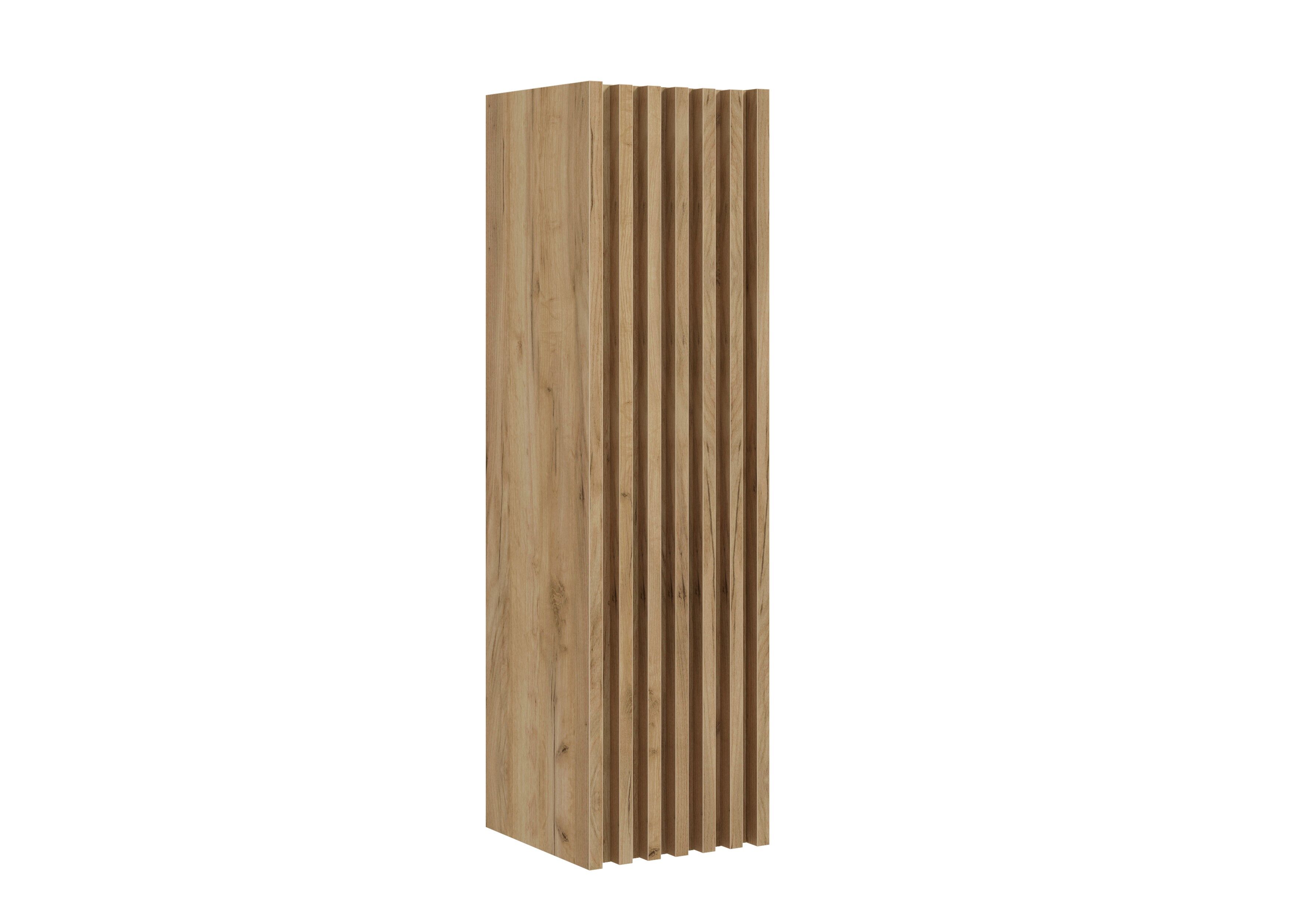 Słupek łazienkowy wiszący DELANO C32 34 x 125 x 36 cm 1D0S 0NW DSM dąb craft złoty