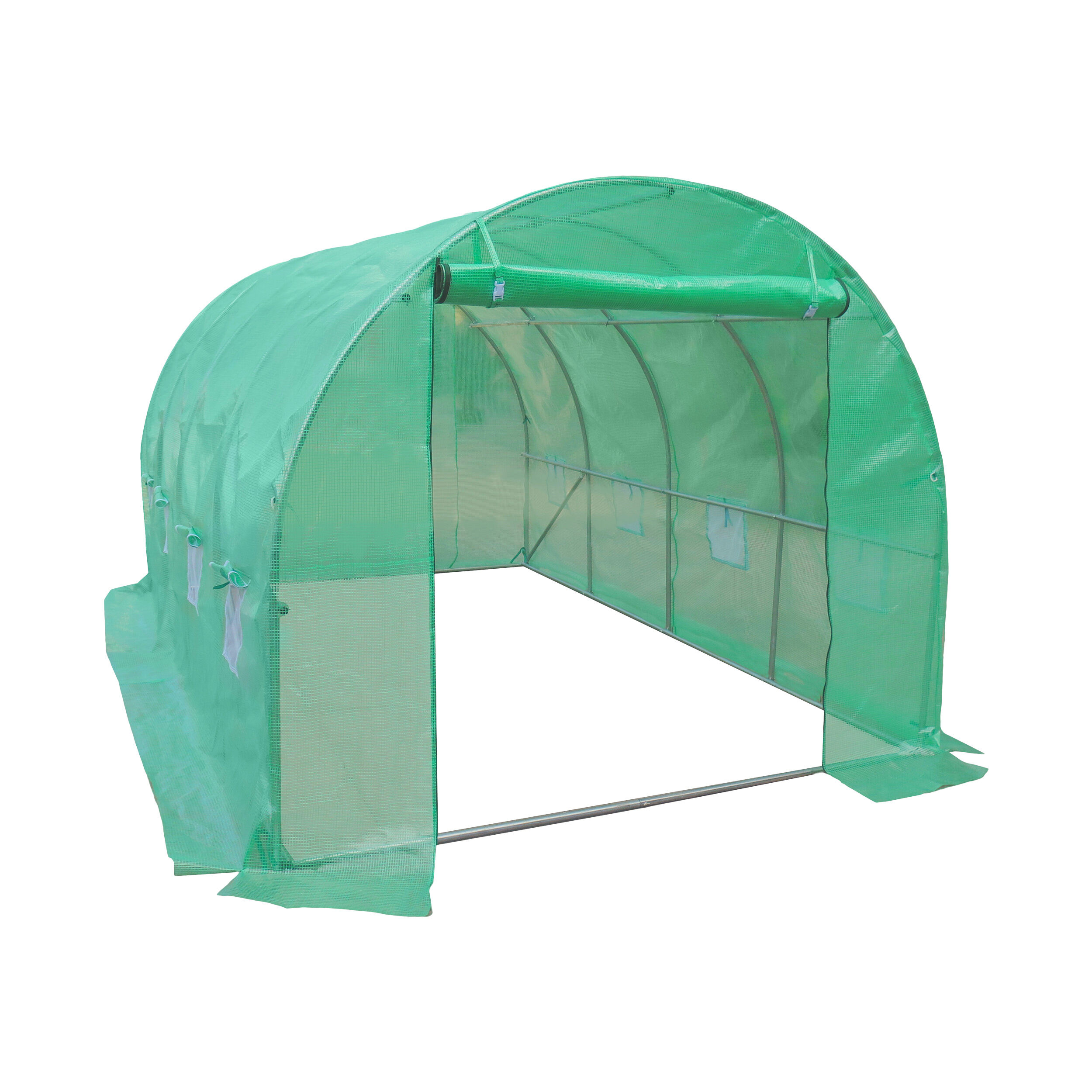 Szklarnia ogrodowa 3 x 4,5 x 2 m zielona