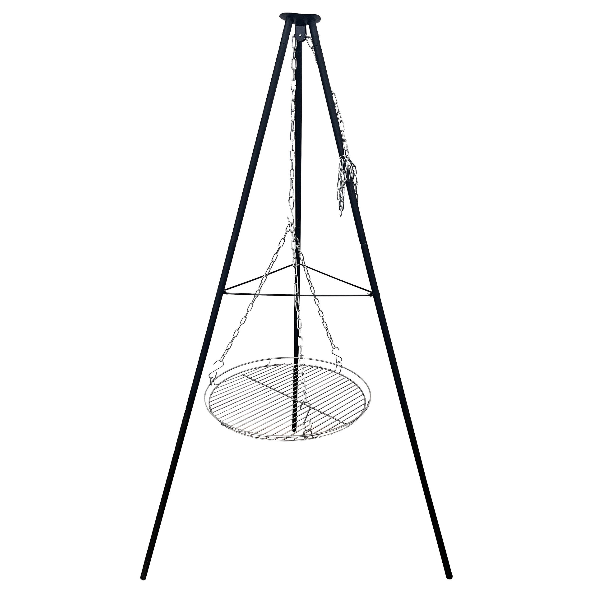 Grill ogniskowy na trójnogu ruszt 51 cm miniaturka