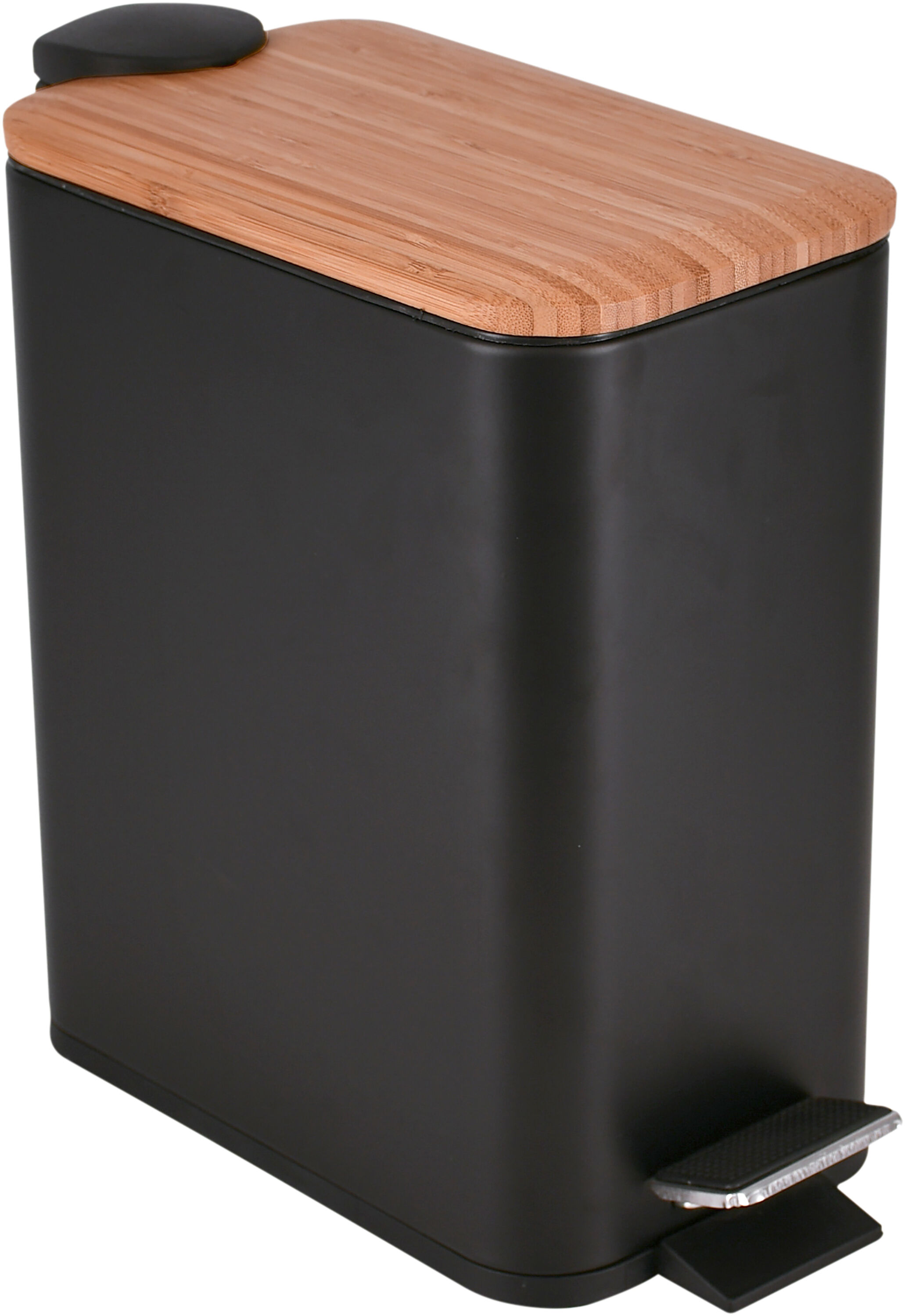 Kosz na pedał RADO 5 l bambus czarny