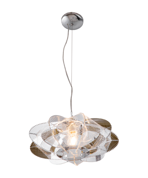 Lampka wisząca Wire włączona