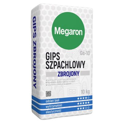 Gips szpachlowy zbrojony 10 kg Megaron