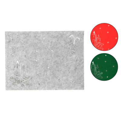 Podkładka świąteczna filcowa 30 x 40 cm mix kolorów
