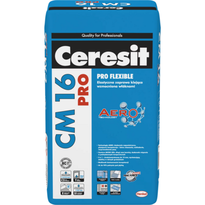 Wysokoelastyczny klej żelowy do płytek AERO C2TES1 CM 16PRO 25 kg Ceresit