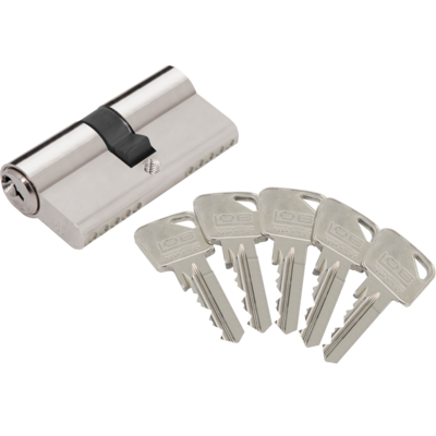 Wkładka bębenkowa ARES W300-28/28 nikiel 5 kluczy Lob