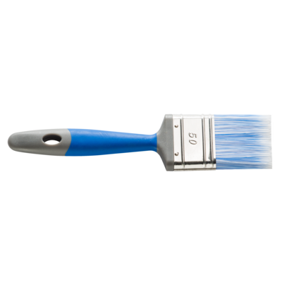 Pędzel płaski 2k seria 90 50 mm niebieski