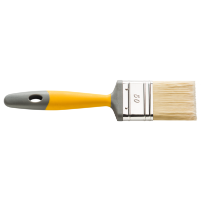 Pędzel płaski 2k seria 90 25 mm żółty