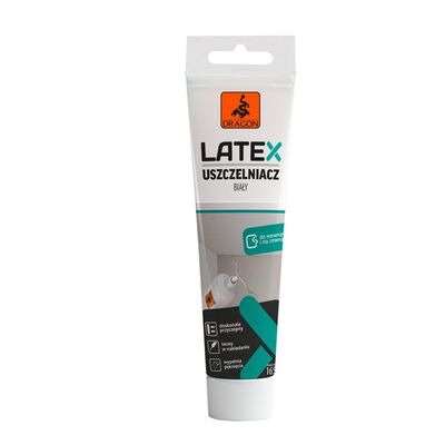 Latex uszczelniacz 165 g biały DRAGON