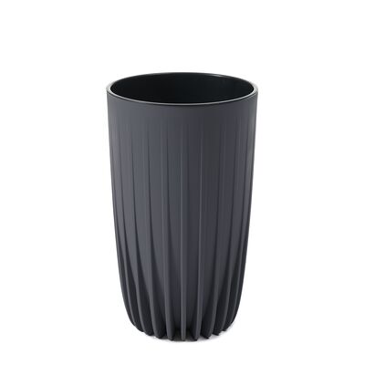 Donica MIRA wysoka 250 eco recycled antracyt