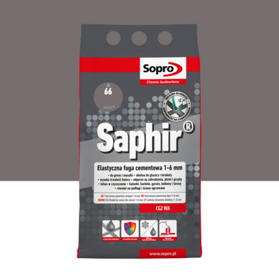 Fuga Saphir 4 kg antracyt 66 Sopro