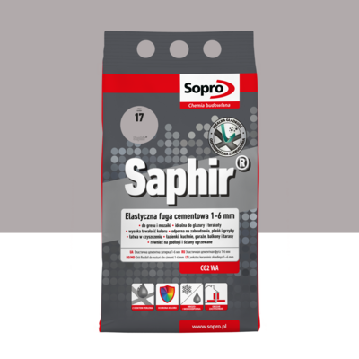 Fuga Saphir 4 kg srebrny szary 17 Sopro