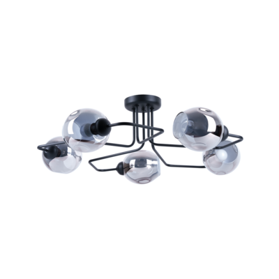 Lampa wisząca Amber B5 grafit E27