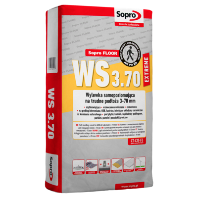 Wylewka samopoziomująca WS 3.70 Extreme 25 kg Sopro