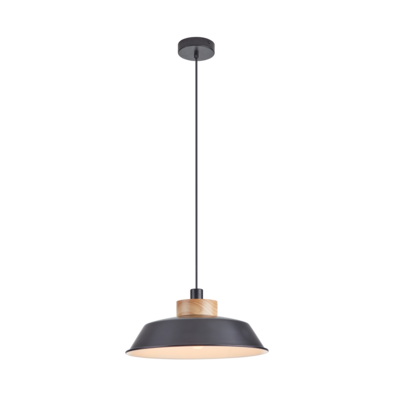 Lampa wisząca GOK E27 czarny