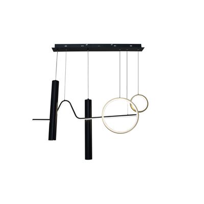 Lampa wisząca CARDIO LED, GU10 czarny, złoty