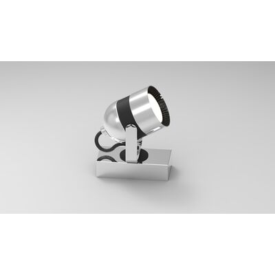 Oprawa spot Vega-1 LED GU10 chrom/czarny