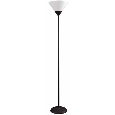 Lampa podłogowa JUNA E27 srebrny/biały