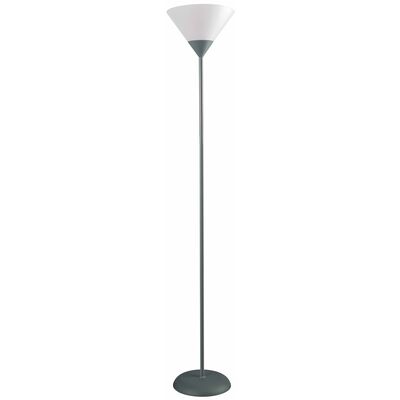 Lampa podłogowa JUNA E27 czarny/biały