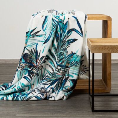 Koc D91 PILAR 150 x 200 cm biało-niebieski