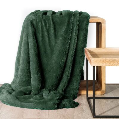 Koc D91 TIFFANY 150 x 200 cm ciemnozielony