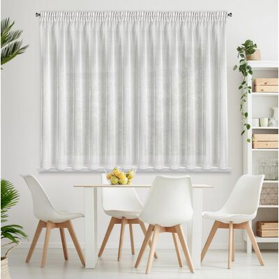Firana gotowa Sibel na taśmie 300 x 150 cm biały