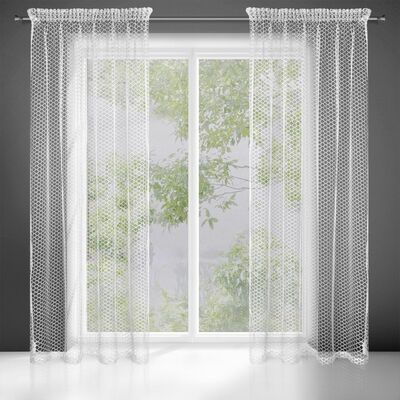 Firana gotowa Aiden na taśmie 140 x 270 cm biały