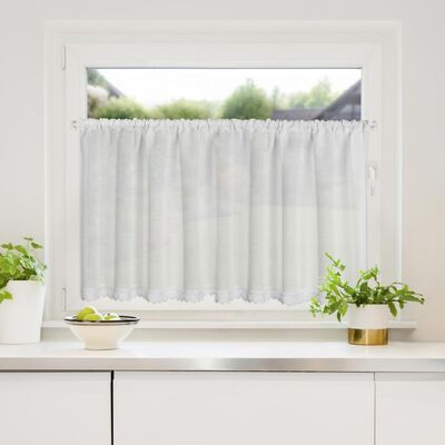 Firana gotowa Gusto na taśmie 150 x 60 cm biały