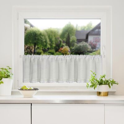 Firana gotowa Gusto na taśmie 150 x 30 cm biały