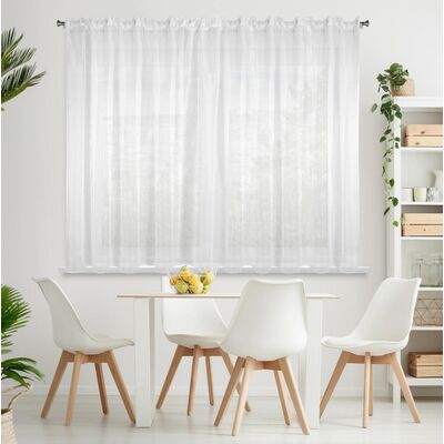 Firana gotowa Lucy na taśmie 300 x 160 cm biały