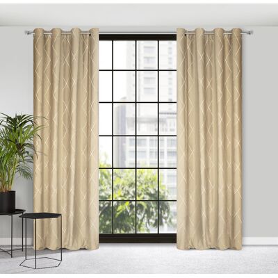 Zasłona dekoracyjna Pierre Cardin Margo 140 x 250 cm beżowy