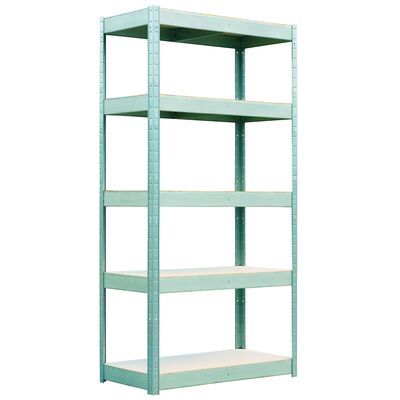 Regal 5 półek 180 x 90 x 40 cm 175 kg wciskany