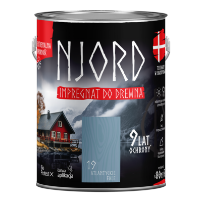 Impregnat do drewna atlantyckie fale 5 l Njord