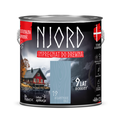 Impregnat do elewacji Njord drewnianych atlantyckie fale 2,5 l LuxDecor