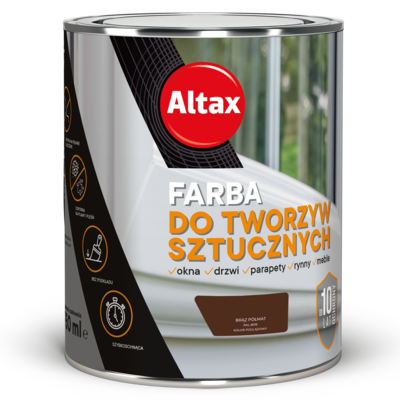 Farba do tworzyw sztucznych 0,75 l brąz Altax