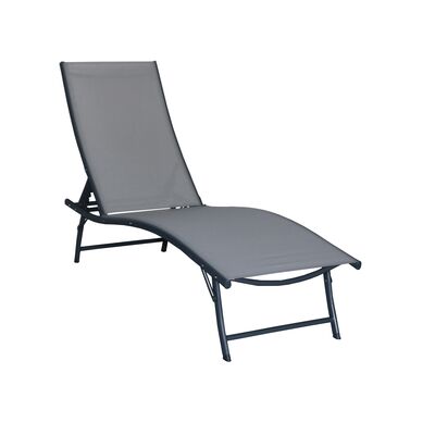 Leżanka 183/149 x 54,5 x 48/99 cm