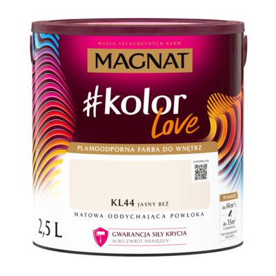 Farba #Kolor Love KL44 jasny beż 2,5 l Magnat