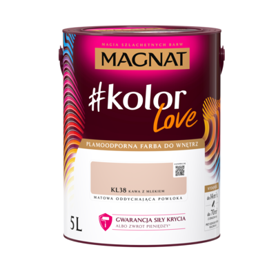 Farba #Kolor Love KL38 kawa z mlekiem 5 l Magnat