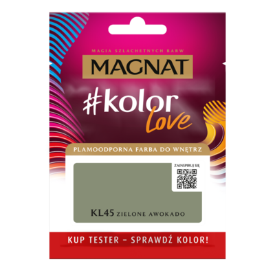 Farba #Kolor Love TESTER KL45 zielone awokado 25 ml Magnat
