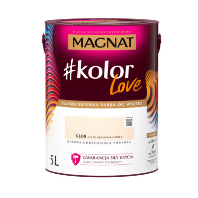 Farba #Kolor Love KL08 letni brzoskwini 5 l Magnat
