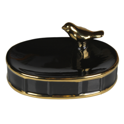 Mydelniczka Pouli 13 x 9 x 6 cm czarny