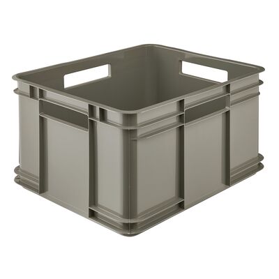 Pojemik Bruno Eco-Line Euro-Box XL 43 x 35 x 24 cm 28 l szary