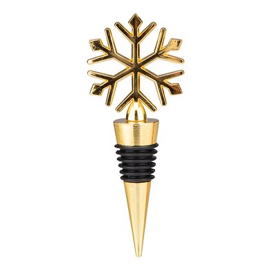 Stopper do wina gwiazdka 11,5 x 4,5 x 2 cm złoty