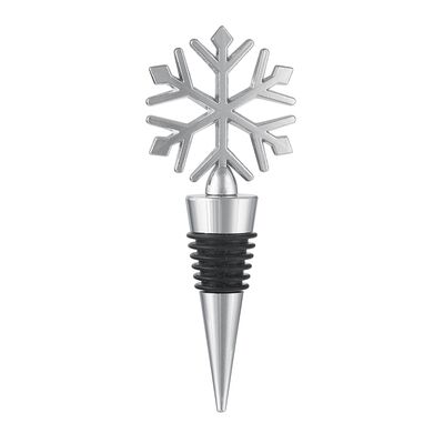 Stopper do wina gwiazdka 11,5 x 4,5 x 2 cm srebrna