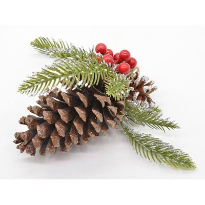 Zawieszka szyszka z jarzębiną 20 cm