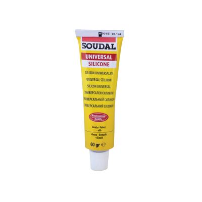 Silikon uniwersalny biały 60 g Soudal