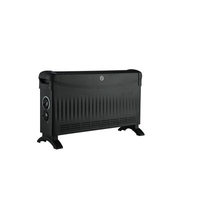 Grzejnik konwektorowy 2000 W bez nadmuchu czarny