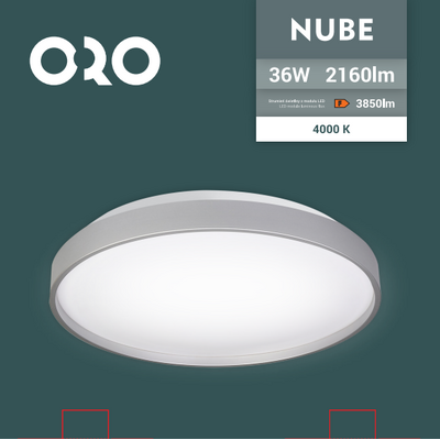 Plafon ORO NUBE SILVER 36W DW