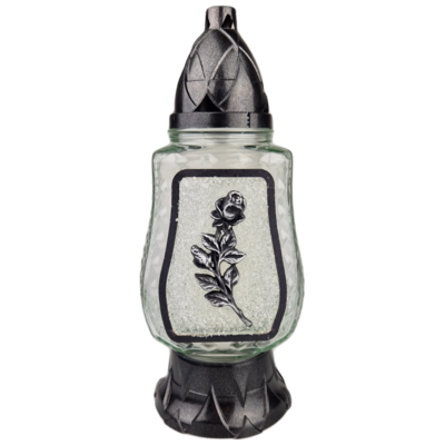 Znicz L1420 róża 13 x 28 cm 36 h 100 g